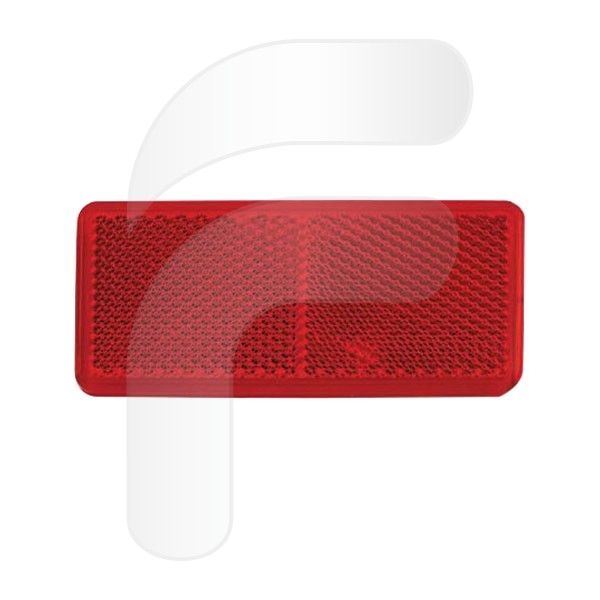 REFLECTORS 105 X 50 MM RED RED RECTANGLE 